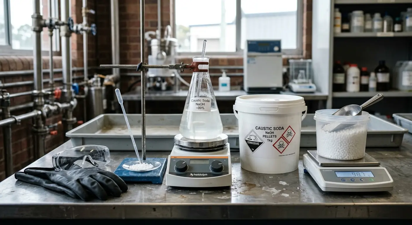 Едкий натр: что это, где применяется и как безопасно использовать каустическую соду